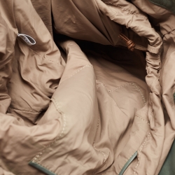 Marni Green/Black Suede and Leather Drawstring Tote