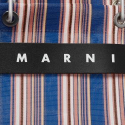 Marni Multicolor Nylon Market Stripe Tote 
