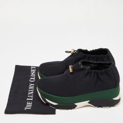 Marni Black Nylon Bungee Sneakers Size 39