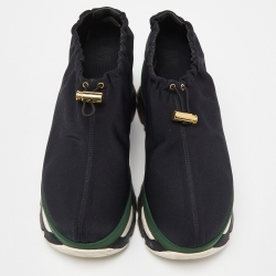 Marni Black Nylon Bungee Sneakers Size 39