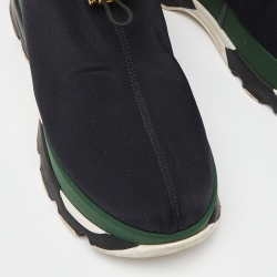 Marni Black Nylon Bungee Sneakers Size 39