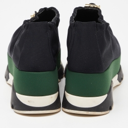 Marni Black Nylon Bungee Sneakers Size 39