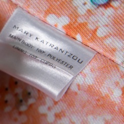 Mary Katrantzou Bejeweled Bow Print Embellished Silverfloss Crop Top M