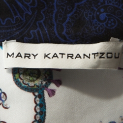 Mary Katrantzou Multicolor Printed Stretch Cotton Shirt Dress M