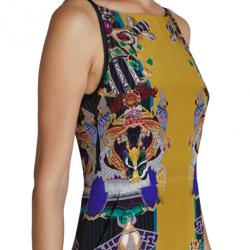 Pre Owned Mary Katrantzou Halle Printed Crepe Sheath Dress M