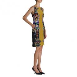 Pre Owned Mary Katrantzou Halle Printed Crepe Sheath Dress M