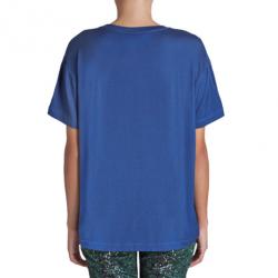 Mary Katrantzou Navy and Orange Printed T-Shirt M