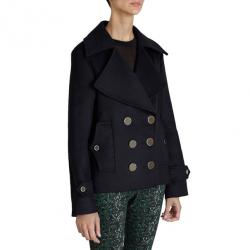 Mary Katrantzou Black Didicon Short Coat S