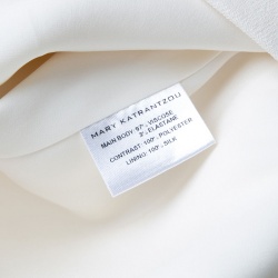 Pre Owned Mary Katrantzou Multicolor Rainbow Striped Plisse Pleat Detail Rugo Midi Skirt M