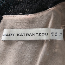 Pre Owned Mary Katrantzou Lamur Paisley Lace and Jacquard Midi Dress M