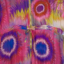 مملوكة مسبقًا Matthew Williamson Bright Escape Silk Jumpsuit L