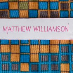 Matthew Williamson Multiprint Belted Shift Dress M