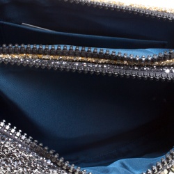 Mawi Silver/Gold Glitter with Acrylic Perspex Double Clutch