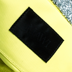 Mawi Gold/Silver Glitter with Acrylic Perspex Double Clutch