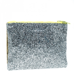 Mawi Gold/Silver Glitter with Acrylic Perspex Double Clutch