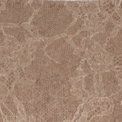 Pre Owned Max Mara Camel Brown Wool Floral Lace Raglan Sleeve Liriche Top L