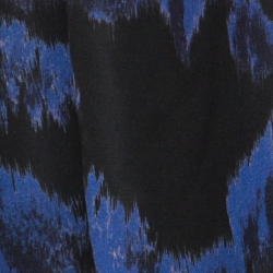 Max Mara Blue Printed Silk Maxi Skirt M