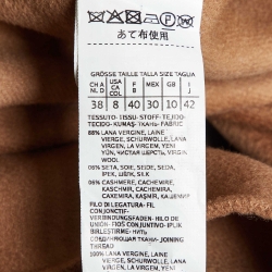 Max Mara Brown Wool Hooded Trench Coat M