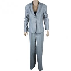 Pre Owned Max Mara Grey Laine Suit S