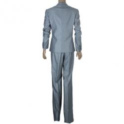 Pre Owned Max Mara Grey Laine Suit S