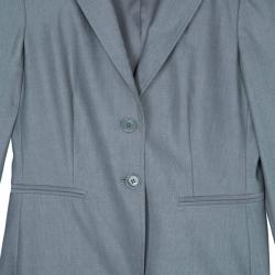 Pre Owned Max Mara Grey Laine Suit S