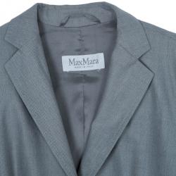 Pre Owned Max Mara Grey Laine Suit S