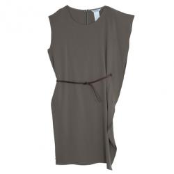 Pre Owned Max Mara Beige Belted Dress L