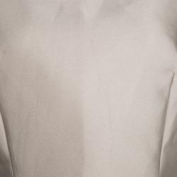 Pre Owned Max Mara Beige Sleeveless Cremona Dress L