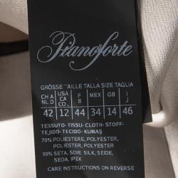 Pre Owned Max Mara Beige Sleeveless Cremona Dress L