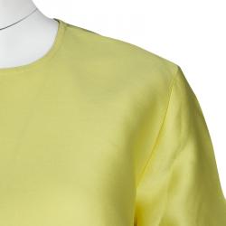 Pre Owned Max Mara Yellow Long Sleeve Dress M