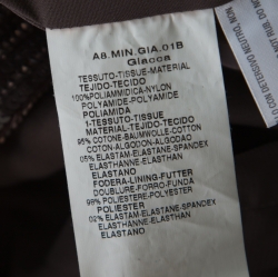 Pre Owned Max Mara Antique Silver Sequin Embellished Jacket M