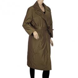 Pre Owned Max Mara Dual Tone Puffer Coat XL