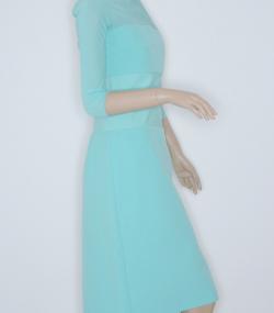 Pre Owned Max Mara Blue 3/4 Sleeve Dress Size M