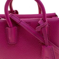 Pre Owned MCM Pink Leather X Mini Milla Crossbody Bag