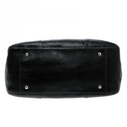 Pre Owned MCM Black Leather Hobo