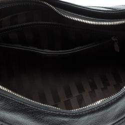 Pre Owned MCM Black Leather Hobo
