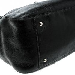 Pre Owned MCM Black Leather Hobo