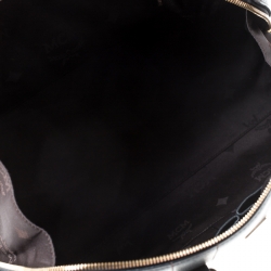 MCM Black Leather Bowler Bag