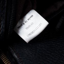 MCM Black Leather Bowler Bag