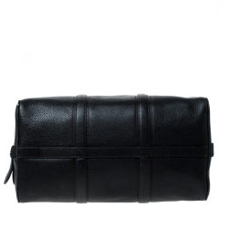 MCM Black Leather Bowler Bag