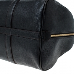 MCM Black Leather Bowler Bag