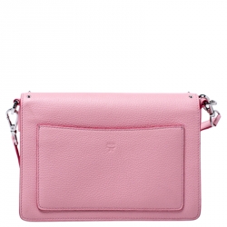 Pre Owned MCM Pink Leather Small Studded Patricia Crossbody