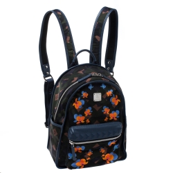 MCM Multicolor Munic Lion Camo Nylon Small Dieter Backpack