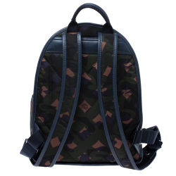 MCM Multicolor Munic Lion Camo Nylon Small Dieter Backpack