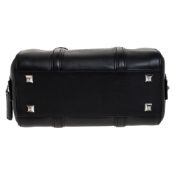 Pre Owned MCM Black Leather Ella Boston Bag