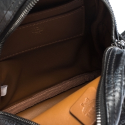 MCM Black Visetos Coated Canvas X-Mini Bebe Boo Backpack