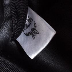 Pre Owned MCM Brown Visetos Coated Canvas X-Mini Bebe Boo Backpack