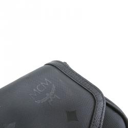 Pre Owned MCM Black Leather Crossbody 