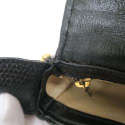 Pre Owned MCM Black Leather Crossbody 