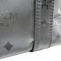 Pre Owned MCM Black Visetos Leather Shoulder Bag